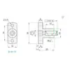 Soporte Base Combinado RBW01-D6 RBW02-D10 RBW06-D25 RBW11-D30 12-13