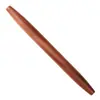 Rodillo de madera de wengué cabeza redonda cabeza puntiaguda madera maciza herramienta doméstica para hornear pasta enrollada a mano