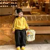 Sudadera para Niña Otoño Nuevo Estilo Moda Infantil Estilo Coreano Versátil Ropa de Manga Larga Para Primavera y Otoño Top Casual para Bebé Niña