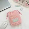 Bolsa de Almacenamiento con Cordón Acolchada de Corazones Macaron 6921, Estuche Protector para Cámara Polaroid, Bolsa de Almacenamiento para Cosméticos y Artículos Pequeños