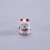 Zakka Soporte de Cerámica para Palillos 16888 Soporte para Palillos de Gato de la Suerte Japonés Suministros Diarios Soporte para Bolígrafos de Gato de la Suerte Soporte para Bolígrafos