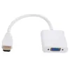 Cabo Conversor de Alimentação de Áudio para HDTV para VGA Adaptador de TV para Computador Cabo HD HDTV para VGA