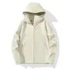Nova Jaqueta Corta-Vento Softshell Unissex para Exterior com Forro de Fleece, à Prova de Vento, Resistente ao Desgaste, Roupa para Montanhismo, Top com Capuz