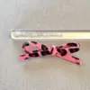 Grampo de Cabelo Laço de Tira PU Feito à Mão DIY Estampa de Leopardo Nova Francesa Acessórios para Roupas Materiais Produtos Semi-Acabados Atacado