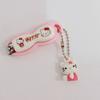 Llavero HelloKitty para mujer, lindo, creativo, gato, tridimensional, para pareja, colgante de mochila escolar, colgante de llavero de coche
