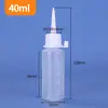 40 50 100ml Garrafa Aplicadora de Selante Autonivelante, Garrafa com Bico Pontiagudo, Garrafa Dosadora, Garrafa Plástica, Garrafa de Cola