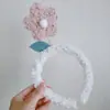 Diadema Estilo Celebridad con Flor 3D de Resorte, Pinza para el Cabello para Lavarse la Cara, Accesorio para el Cabello Estilo Coreano, Envío Directo de una Pieza