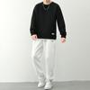 Terno Masculino 2024 Primavera e Outono Novo Waffle Moda Jovem Cor Sólida Manga Longa Casual Esportivo para Homens