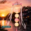 Linternas del Festival de Medio Otoño Kit de Manualidades DIY para Niños Atmósfera Festiva Linternas Portátiles Creativas Estilo Chino Decoraciones Colgantes Brillantes