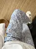 Pantalones Largos de Gasa Doble Capa para Niños, Suaves, Transpirables, Cintura Elástica, Pierna Ancha con Estampado Floral para Niñas, Se Pueden Usar en Interiores o Exteriores