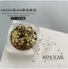 Explosões 1mm amor lantejoulas material de nail art ultrafino mini tamanho pequeno cor coração unhas usar joias de unha