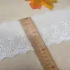 Punto nuevo encaje de bordado de algodón decoración suave para el hogar accesorios para mujer bordado a máquina grande encaje de cortina étnica calada
