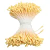 Transfronterizo 2 mm Aproximadamente 400 Piezas 170 Centros de Flor Mate Núcleo de Flor Flor Artificial Estambres de Yeso Rosa Lirio Materiales