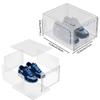 Caixa de Sapato Transparente Grande Rígida Magnética, Caixa de Armazenamento Dobrável, Caixa de Sapato Simples, Sapateira Dobrável Plástica Tipo Gaveta