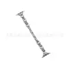 Correa de Metal con Cadena para Apple Xiaomi Huawei Watch, para Mujer, con Incrustaciones de Diamantes Haoshi, Joyería de Diamante Gigante, Correa de Acero