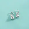 Accesorios de Plata Pura S999 Colgante de Lingote de Dinero de Plata Lisa Colgante de Calabaza Colgante de Bolsa de la Suerte Colgante para Pulsera de Cuerda Trenzada DIY