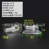 O Bico de Ar de Cotovelo em TPU é Compatível com o Conector do Bico de Ar do Airbag, e a Interface de Conexão em PVC do Apoio de Cintura Inflável Conecta-se ao Bico de Ar do Airbag