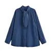 Fabricantes de Ropa para Mujer Transfronterizos al por Mayor 2025 Aliexpress Popular Moda Casual Camisas de Bufanda a Cuadros