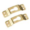 Ponto cruz moldura montagem backboard pendurado ouro escuro pendurado Big Four olhos escuro pendurado grande pintura placa gancho horizontal quatro buracos escuro pendurado