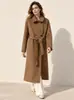 Casaco de pelo de camelo Casaco CEID temperamento luxo leve casaco de pelo de camelo lã clássico lã dupla face 26 Outono/Inverno Roupa Exterior Feminina
