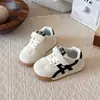 Zapatos casuales transpirables de suela blanda para primavera y otoño para la escuela de niños y niñas, zapatos Cortez de cuero para niños, zapatillas de moda antideslizantes