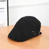 Boina de mezclilla retro, moda callejera estilo Hong Kong, boina artística, hace que la cara se vea más pequeña, adecuada para primavera y otoño, solo sombrero, disponible para envío directo