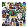 52 Piezas de Colección de Villanos de Marvel Pegatinas de Película Brillantes Pegatinas de Dibujos Animados de Película Brillante Coreana Pegatinas para Equipaje Computadora