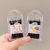 Pinza Lateral Negra Invisible para Flequillo, Pasador para Niños y Adultos, Pinza Lateral Pequeña para Accesorios de Cabello de Niñas