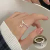 Anillos Modernos de Gato y Perro para Mujer Estilo Little Red Book Versátiles Apilables Elegantes Únicos Abiertos Anillos para Dedo Índice Modernos