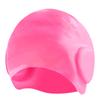 Gorro de Natación de Silicona de Protección Auditiva Extra Grande para Natación de Competición para Hombres y Mujeres Impermeable Protección Auditiva Tridimensional Cuidado del Cabello Alta Elasticidad No Aprieta el Cuero Cabelludo 0