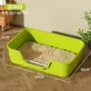 Caixa de areia para gatos extra grande, à prova de vazamentos, à prova de respingos, de tamanho grande, evita que a areia seja espalhada para fora, totalmente fechada ou semi-fechada, estilo aberto, vaso sanitário para gatos com espaço amplo