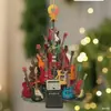 Nuevo Producto Transfronterizo Colgante Creativo de Árbol de Navidad para Coche Decoración Acrílica Navideña Decoración para el Hogar de Vacaciones