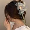 Pinza Agarradora Exquisita de Moño para la Parte Trasera de la Cabeza de Mujer, Pasador de Tira Super Hada, Nuevo Clip Grande de Tiburón Chinoiserie, Accesorios para el Cabello de Alta Gama