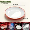 Platos de melamina, platos de plástico de grado comercial para restaurantes, platos redondos para restaurantes de comida rápida, hoteles y buffets, platos de imitación de porcelana ósea