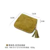 Bolsa Portátil de Armazenamento de Joias com 6 Camadas e Franjas Bolsa de Viagem para Joias Caixa de Armazenamento para Pulseiras e Colares