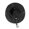 Chapéu de Jeans Lavável para Atividades ao Ar Livre, Caminhada, Acampamento, Pesca, Proteção Solar, Chapéu Bucket com Aba Larga para Mulheres, Chapéu de Pesca para Homens