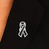 Broche de Cinta Negra Ropa Conmemorativa de Princesa Tailandesa Accesorios Cinta Negra de Luto Corsage Lazo Perla