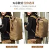Mochila Personalizada de Gran Capacidad, Moderna para Viajes Cortos, Bolsa Casual para Montañismo al Aire Libre, Mochila de Lona Extra Grande para Viajes de Negocios para Hombres
