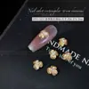 Decorações para Nail Art Ankora Zircônia Vermelha Laranja-Caramelo Diamantes Empilhados Quadrados Grossos Retangulares Bolas de Diamante Decorações de Unha