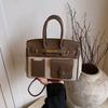 Bolsa de Grande Capacidade para Mulheres no Outono e Inverno, Nova Bolsa Transversal Retro Versátil 2025, Bolsa de Ombro Casual para o Dia a Dia