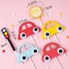 Decoración de Pastel de Cumpleaños de Dibujos Animados para Niños Transformación Autobot Adornos DIY Señal de Luz de Coche de Policía Señal de Carretera de Bloqueo de Carretera Inserto