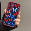 Adecuado para Funda de Teléfono Móvil Samsung S26Ultra, Carcasa Blanda Paso a Paso, Cubierta Protectora de Mariposa Colorida S25Plus, A16 Dropshipping