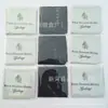Paño de limpieza para gafas de aguja gris negro 13*13 cm microfibra Limpiador Directo de Fábrica aguja tres