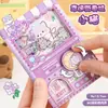 Cuaderno con mecanismo de gacha para estudiantes de primaria, divertido y antiestrés, cuaderno de planificación de dibujos animados de alto valor