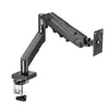 Suporte de Monitor Pneumático Rotativo Braço Robótico Suporte de Computador Braço para Monitor Suporte de Elevação para Desktop Base Ajustável