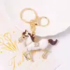 Llavero Popular de Caballo Transfronterizo Colgante Pequeño Pequeños Accesorios de Joyería Animal del Zodiaco de Metal Llavero de Caballo Venta al por Mayor