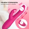 Leya Fabricante de Productos para Adultos Venta al por Mayor Vibrador Masajeador de Conejo Doble Punto G Recargable Varita Telescópica Femenina Aliexpress