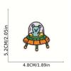 Desenhos animados astronauta bordado pano adesivos atacado foguete remendo adesivos nave espacial computador bordado etiqueta engomar bordado adesivos decoração