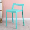Silla de plástico taburete de plástico respaldo silla de espera de restaurante para adultos al por mayor hogar sala de estar silla de mesa de comedor taburete alto taburete de caballo
