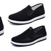 Zapatos de Tela Old Beijing de Artemisa para Hombre Suaves Transpirables Suela de Goma T Zapatos sin Cordones Moldeados por Inyección Trabajo Suela Amarilla Zapatos Venta al por Mayor
